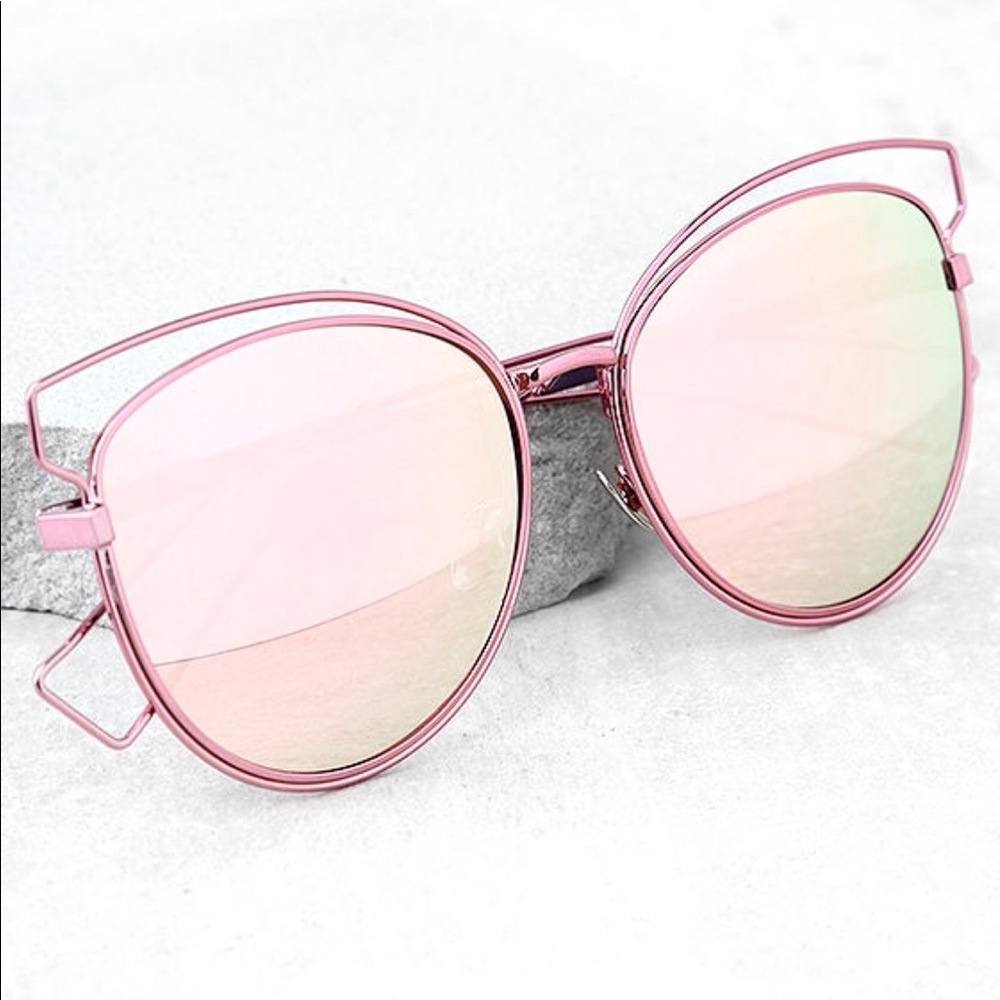 Perverse SYL Pink Mirrored Sunglasses